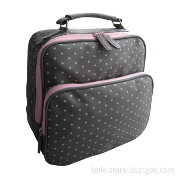 Travel Cosmetic Bag, Made of PVC, with Multi Zipper Pocket